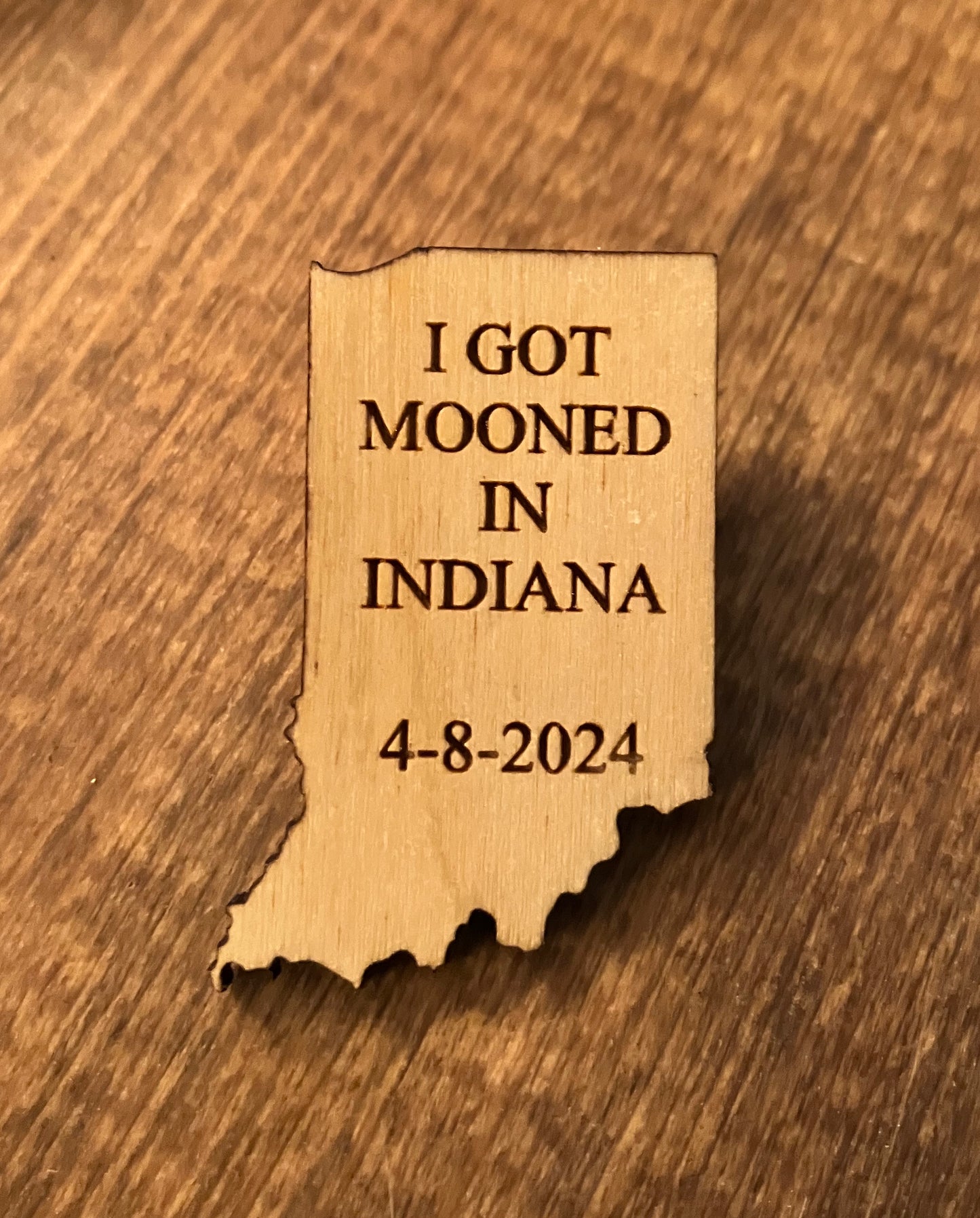 Solar Eclipse INDIANA pin